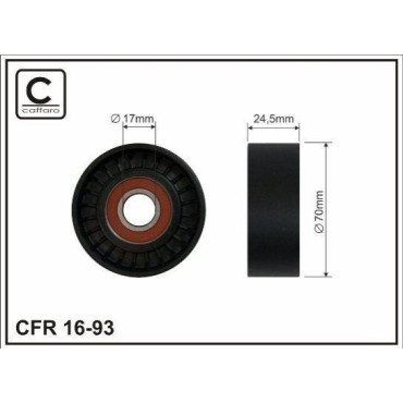 Ролик CAFFARO 1693