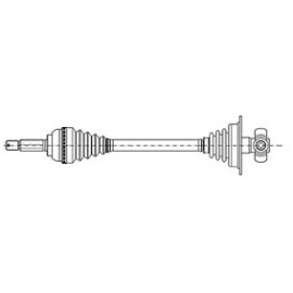 Напіввісь METELLI 170196
