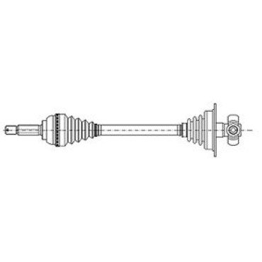 Напіввісь METELLI 170196
