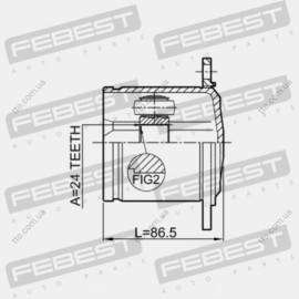 ШРУС Febest 1711q5lh