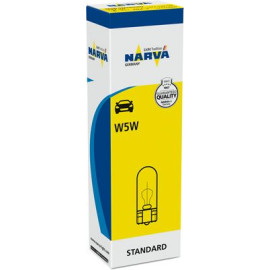 Автолампа W5W 12V 5W W2,1X9,5d Narva 171773000