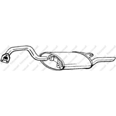 Глушитель Bosal 177157