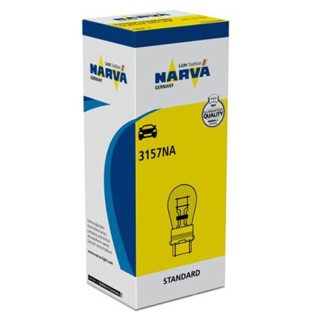 Лампа розжарювання жовта PY27/7W 12V 27/7W Narva 179483000