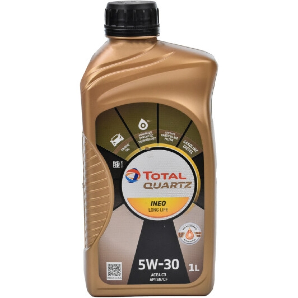 Масло моторное Quartz INEO LONG LIFE 5W30 1л TOTAL 181711
