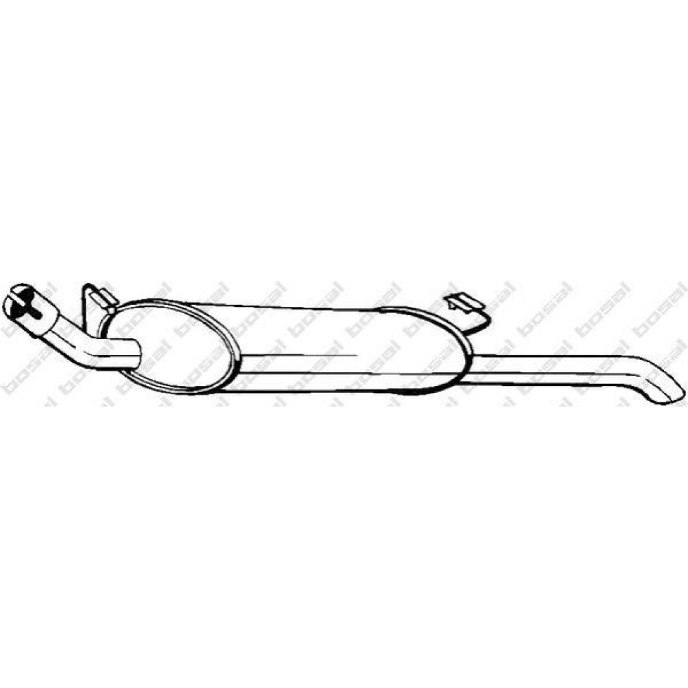 Глушитель Bosal 185135