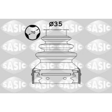 Пыльник шруса внутренний SASIC 1900025