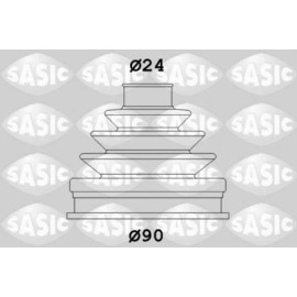 SASIC 1906047 Ремонтный комплект пыльника шруса с элементами монтажа SASIC 1906047
