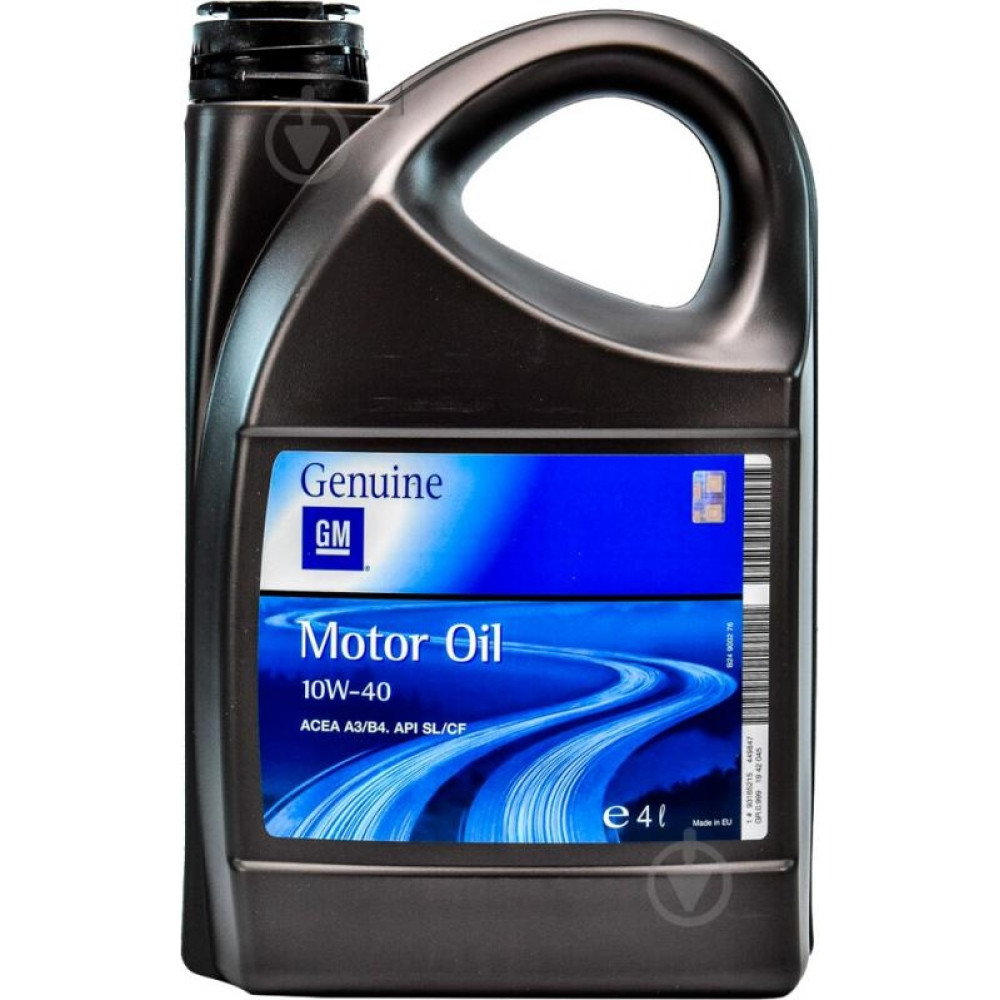 Олива моторна GM Semi Synthetic 10W-40, 4л. GENERAL MOTORS 1942045