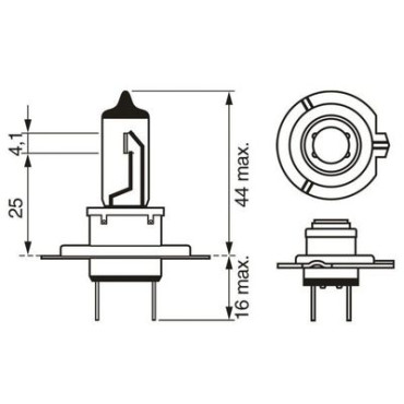 Автолампа BOSCH 1987301042