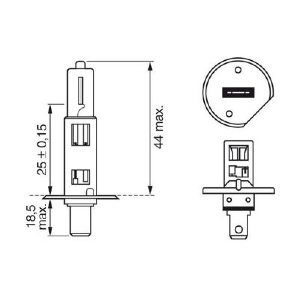 Автолампа BOSCH 1987301108
