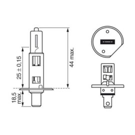 Автолампа BOSCH 1987301108