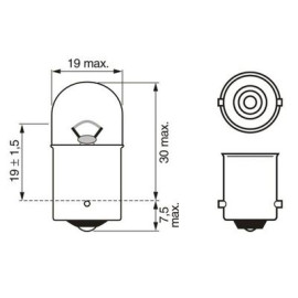 Лампа розжарювання BOSCH 1987302816