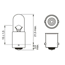 Автолампа BOSCH 1987302817