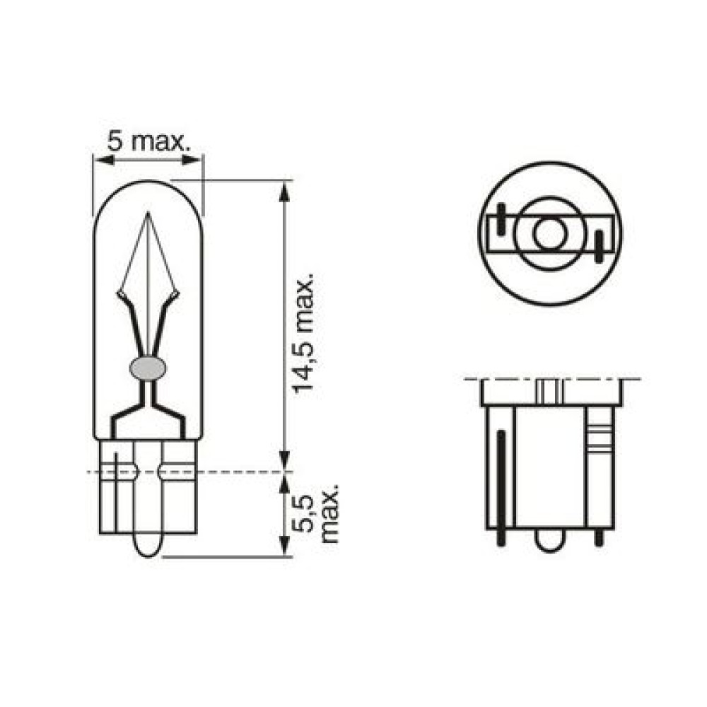 Автолампа BOSCH 1987302824