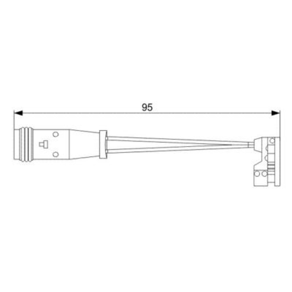 Датчик зношування Диск.кол BOSCH 1987473006