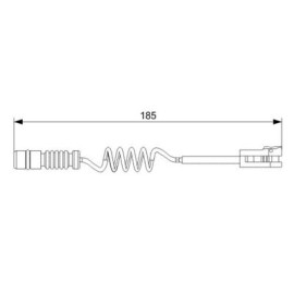 Датчик зносу гальмівних колодок BOSCH 1987473007