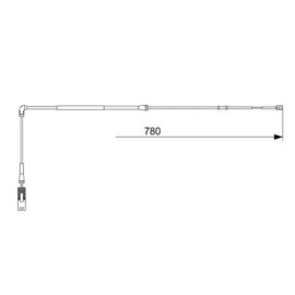 BOSCH 1987473009 Датчик зношування колодок BOSCH 1987473009