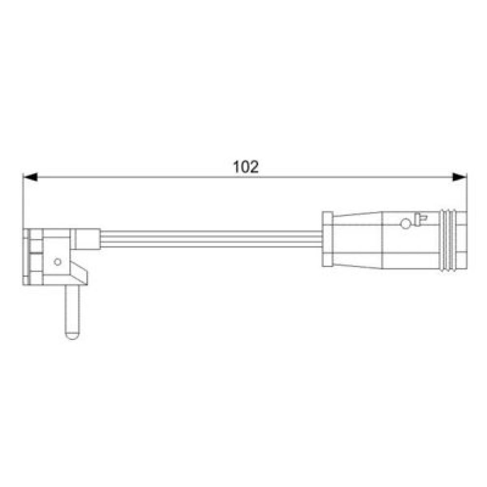 Датчик зношування колодок BOSCH 1987473019