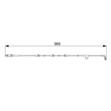Датчик зношування колодок BOSCH 1987473027