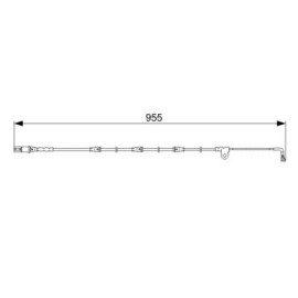 BOSCH 1987473028 Датчик износа колодок BOSCH 1987473028