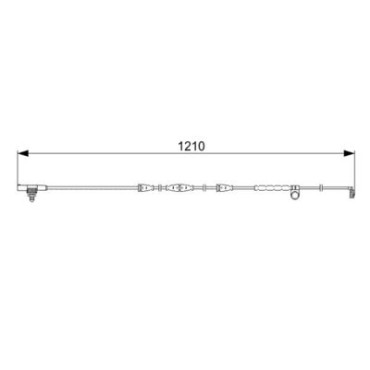 Датчик зношування колодок BOSCH 1987473054