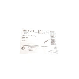 Шланг гальмівний гідравлічний BOSCH 1987476181