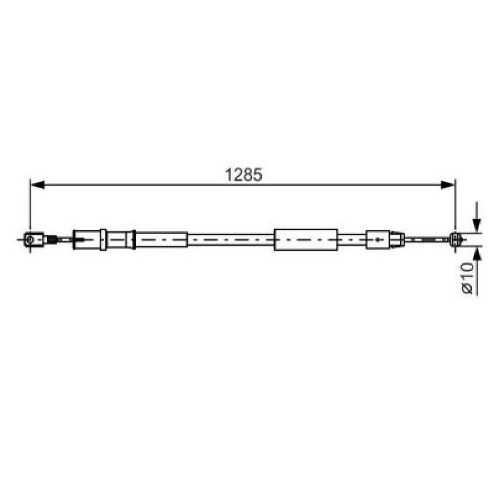 Трос гальма BOSCH 1987482026