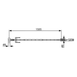 Трос тормоза BOSCH 1987482145