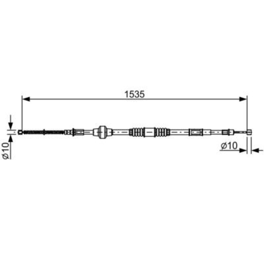 Трос гальма BOSCH 1987482533
