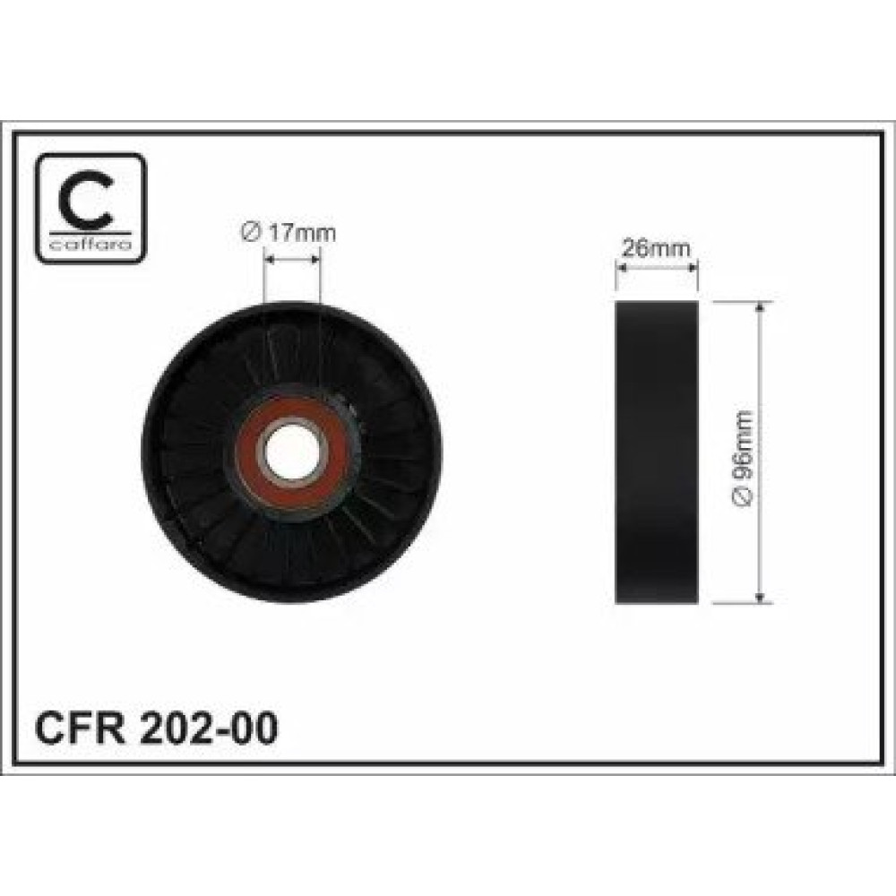 Ролик CAFFARO 20200