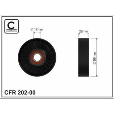 Ролик CAFFARO 20200