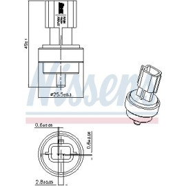 NISSENS 207006 Датчик температуры NISSENS 207006