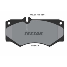 Комплект тормозных колодок из 4 шт. дисков Textar 2078401