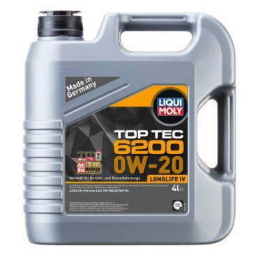Моторное масло TopTec 6200 0W-20, 4л. LIQUI MOLY 20788