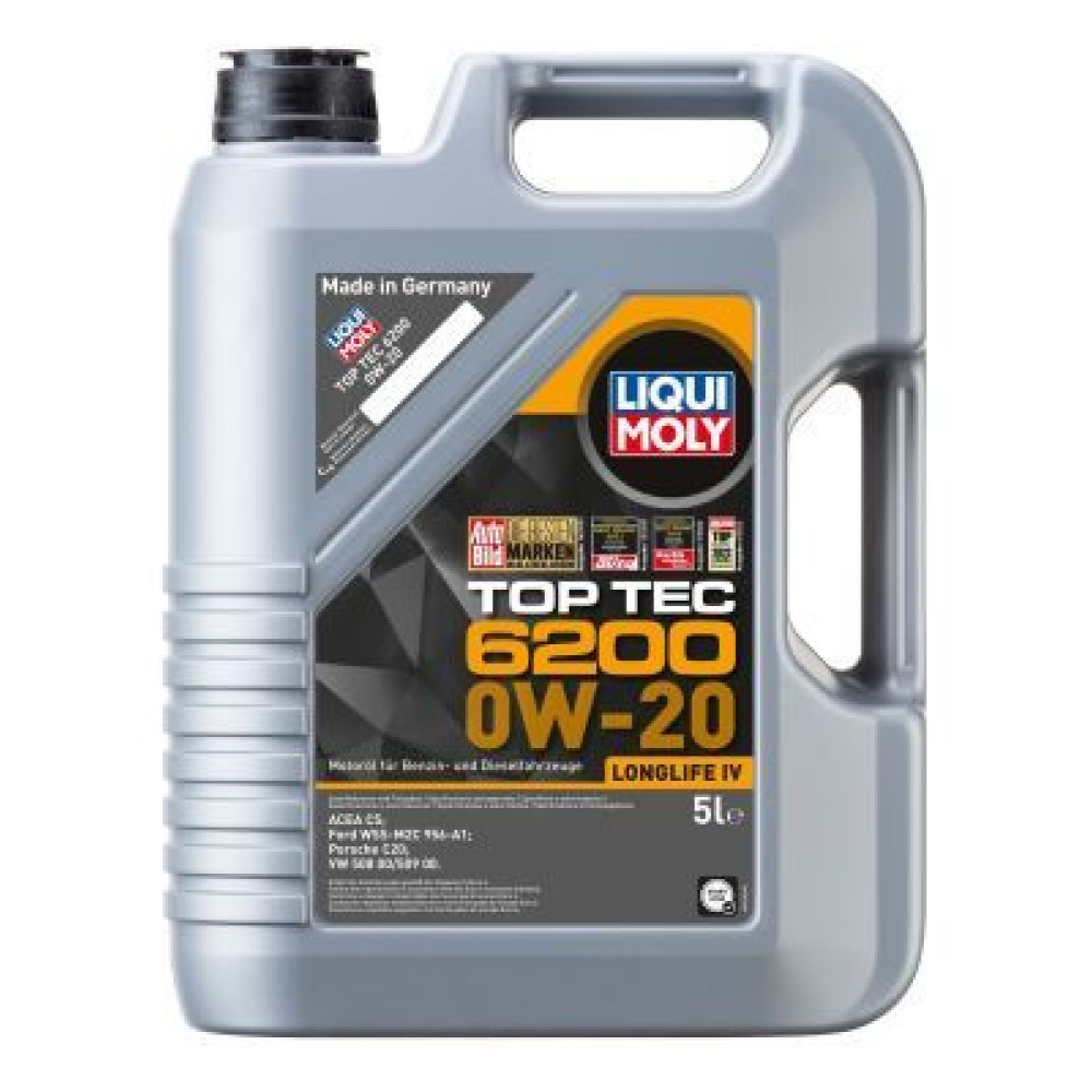 Масла моторные TOP TEC 6200 SAE 0W-20 5л LIQUI MOLY 20789