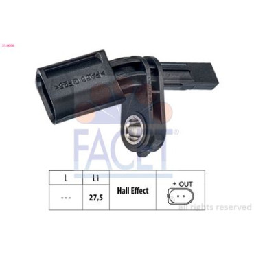 Датчик швидкості FACET 210006