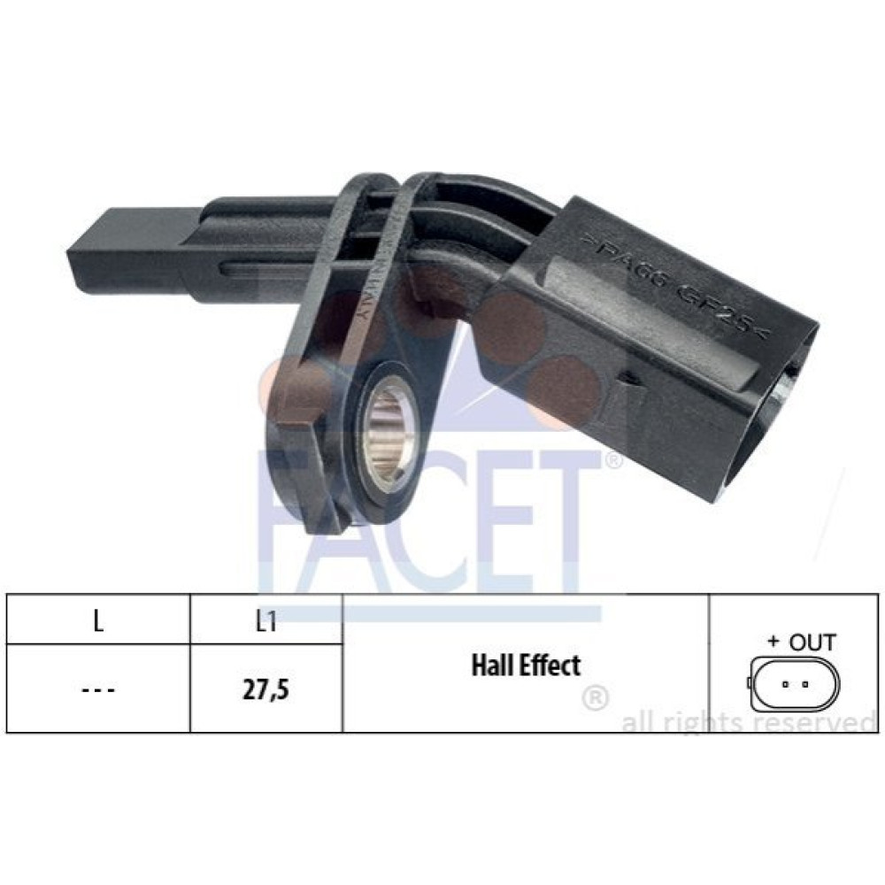 Датчик скорости FACET 210007