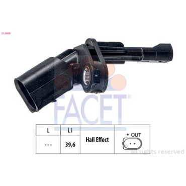 Датчик швидкості FACET 210009