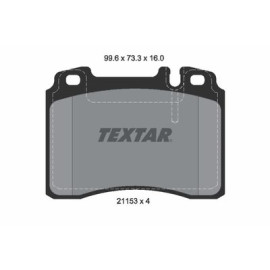 Комплект гальмівних колодок з 4 шт. дисків Textar 2115305