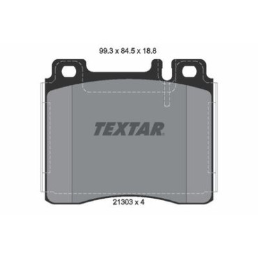 Комплект тормозных колодок из 4 шт. дисков Textar 2130304