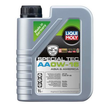 Моторное масло Special Tec AA 0W-16, 1л LIQUI MOLY 21326