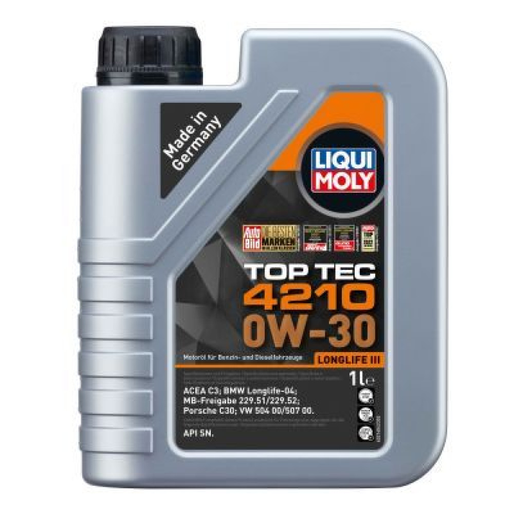 Олива моторна Top Tec 4210 0W-30 1л LIQUI MOLY 21604