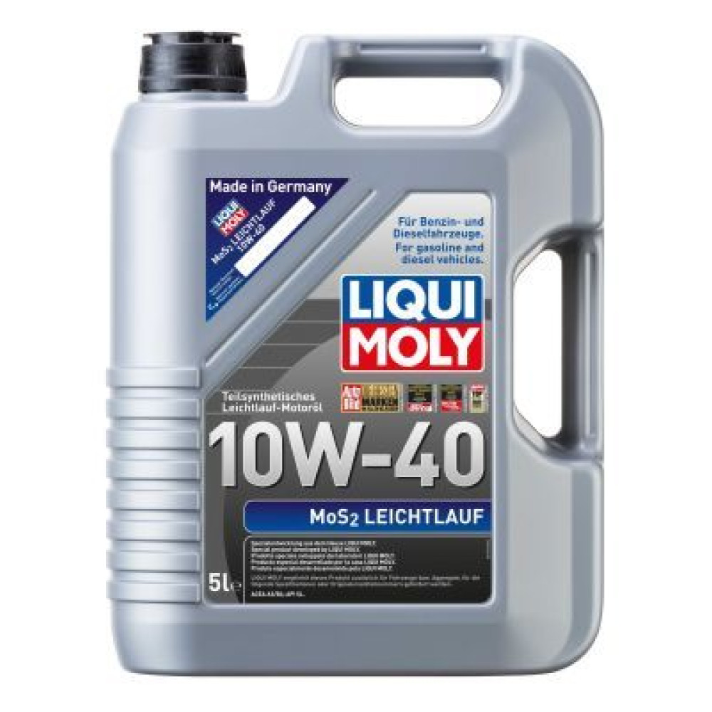 Моторна олива MOS2-LEICHTLAUF 10W-40 5Л LIQUI MOLY 2184