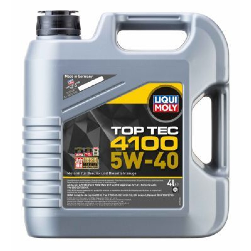Моторна олива TOP TEC 4100 5W-40 4Л LIQUI MOLY 2195