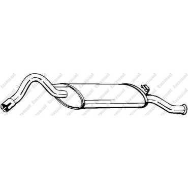 Глушитель Bosal 220651
