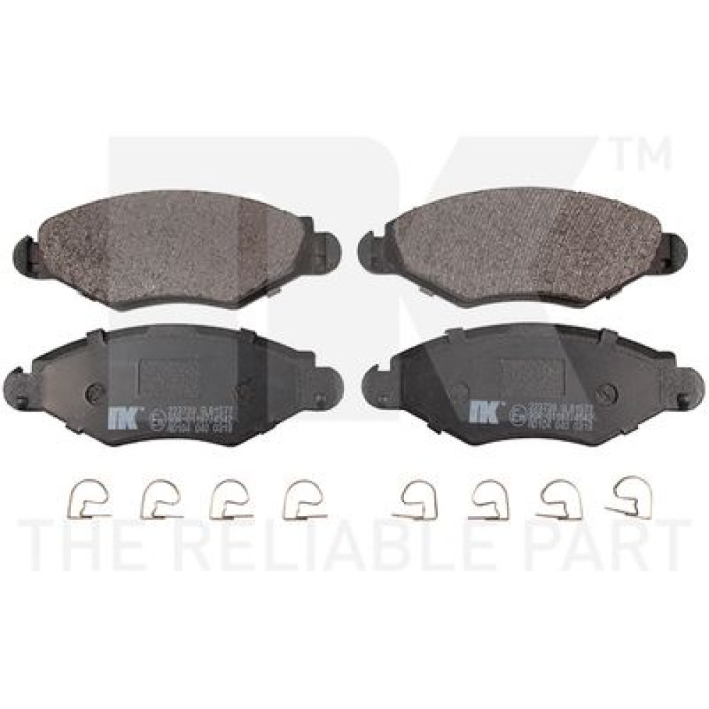 Колодки тормозные дисковые, комплект NK 223739