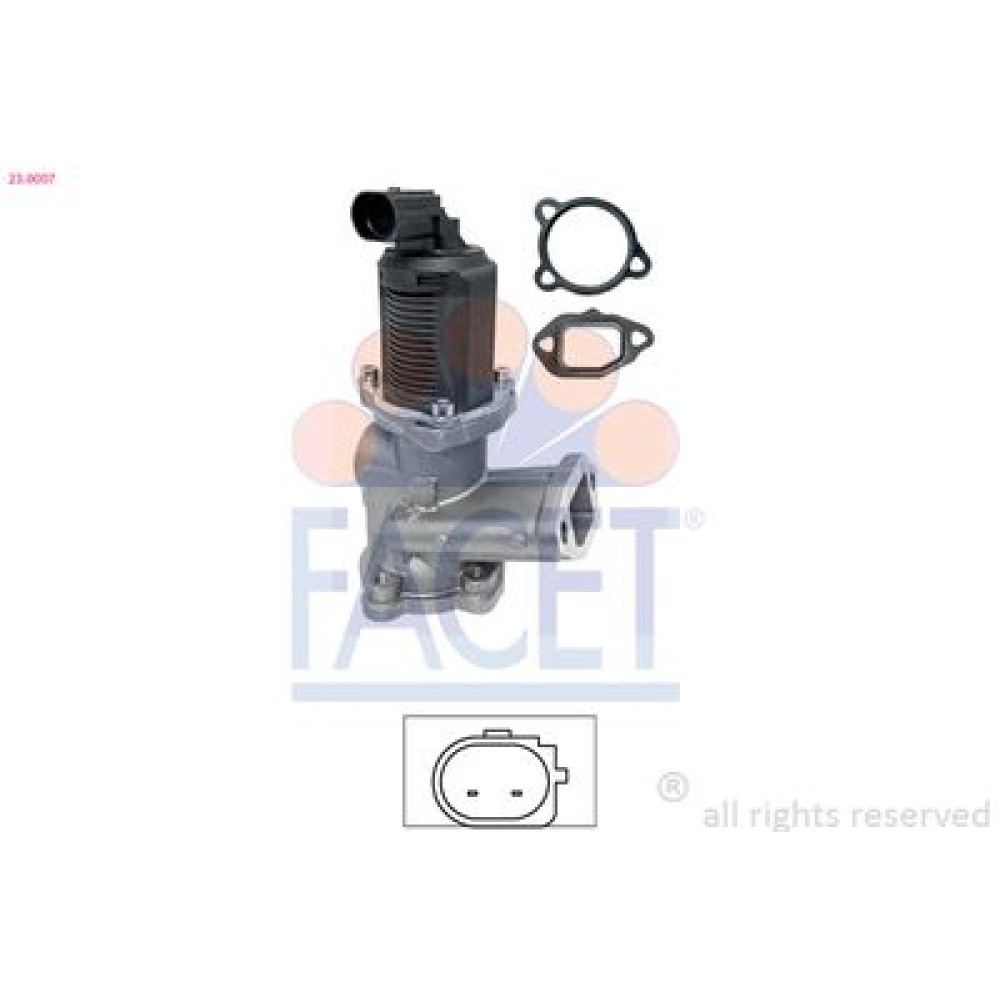 Клапан EGR FACET 230007