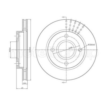 Фільтр палива DELPHI hdf938