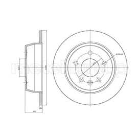 METELLI 230417 Диск гальмівний METELLI 230417