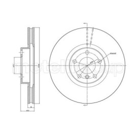 Диск гальмівний METELLI 231326c